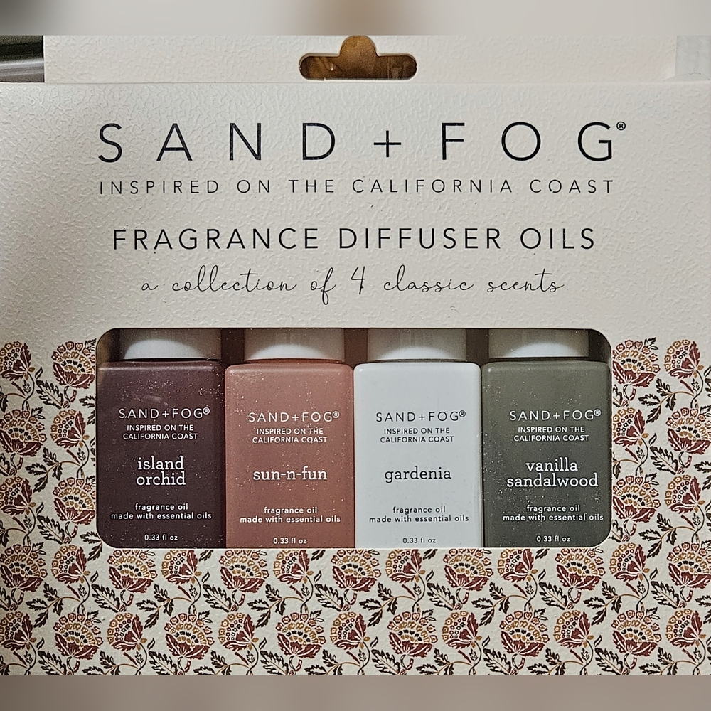SAND + FOG INSPIRED ON THE CALIFORNIA COAST FRAGRANCE DIFFUSER OILS  0.33 fl oz